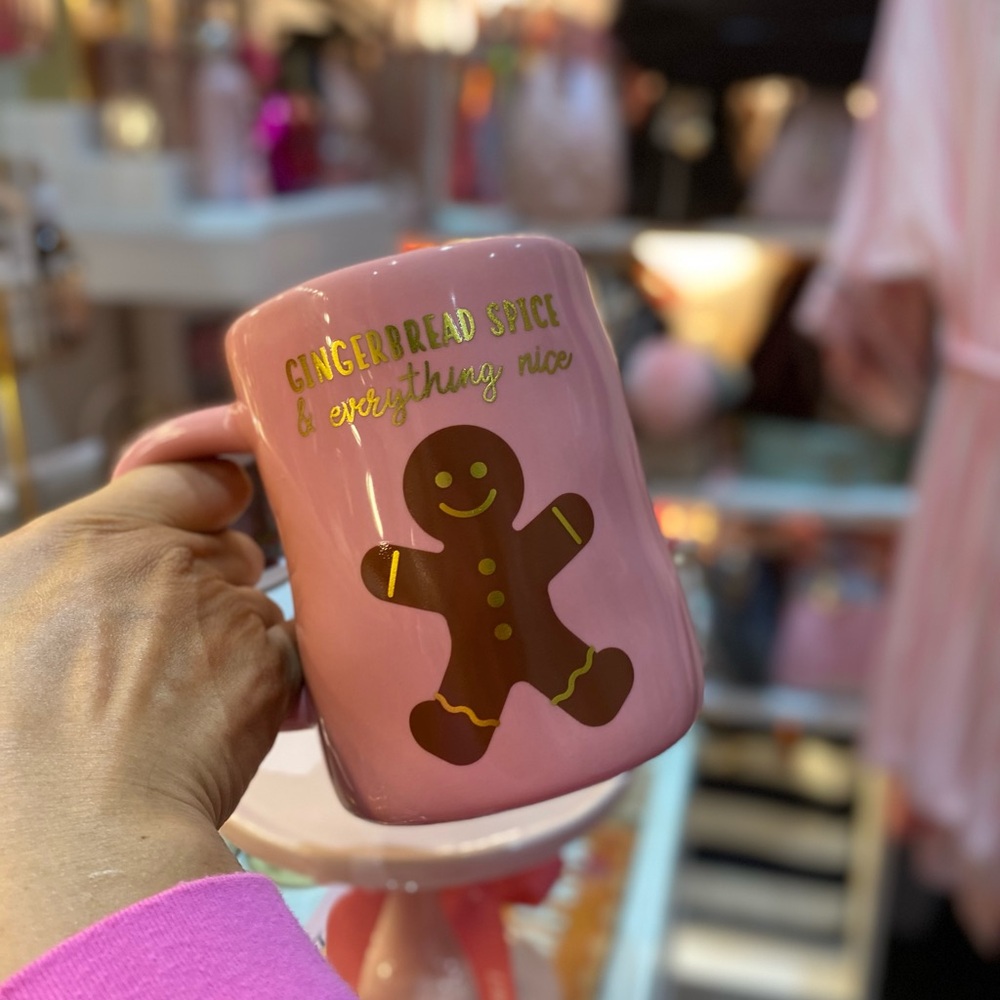 Pink Gingerbread Spice Mug